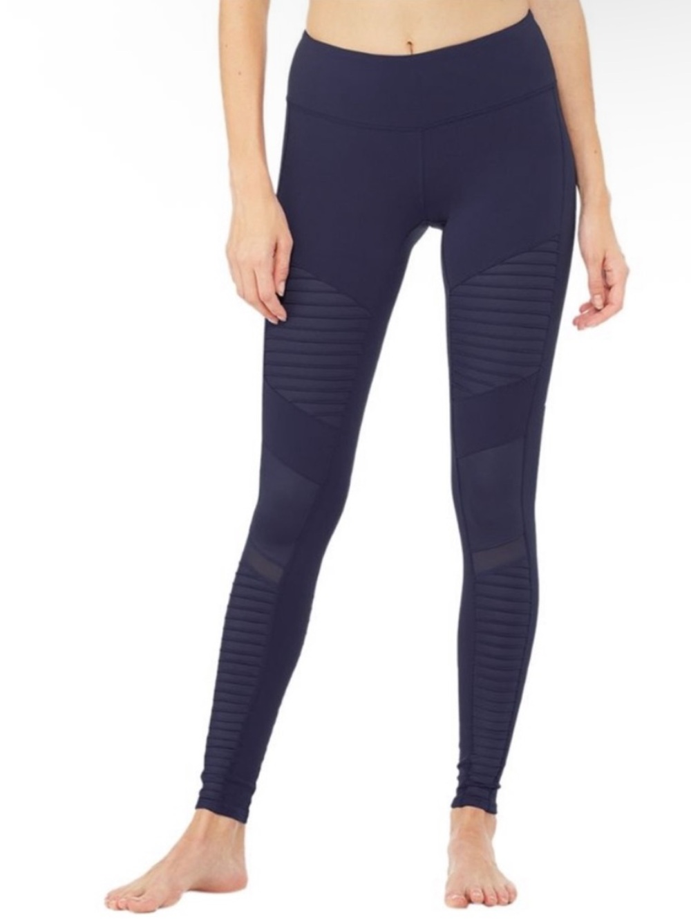 ALO YOGA Women's Moto Legging Blue